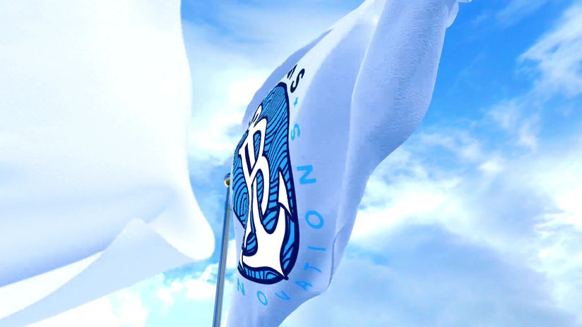 6_Realistic Flag Logo